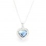 Колие с Кристали Сваровски/Swarovski Heart, Montana